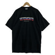 VETEMENTS 21AW Russia Logo Black T-shirt ロシアロゴプリントTシャツ XS