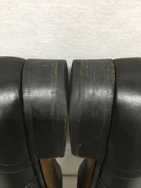 GUCCI　GG柄 ウィングチップ (9 1/2) BLK