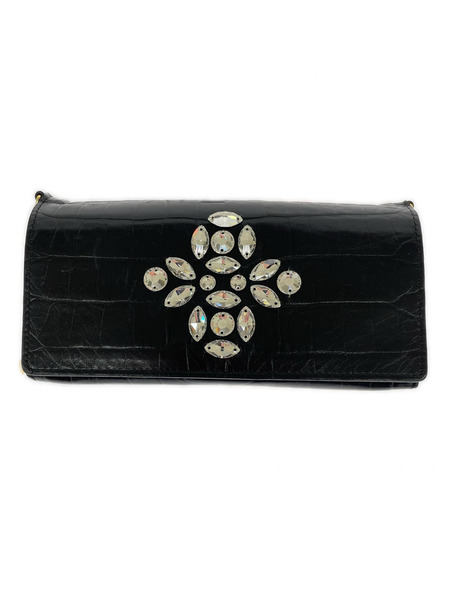 長財布 Accessoires De Mademoiselle ビジュー型押シ