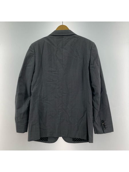 COMME des GARCONS HOMME DEUX モヘア混テーラードジャケット M グレー