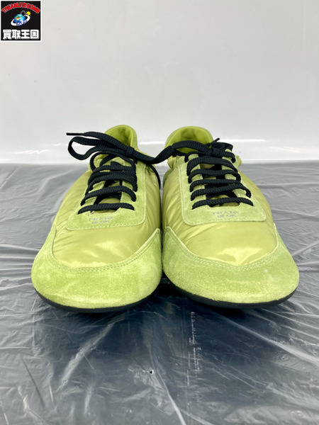 靴 コラプス リナイロンｘスエード エアラスティックスニーカー　PRADA