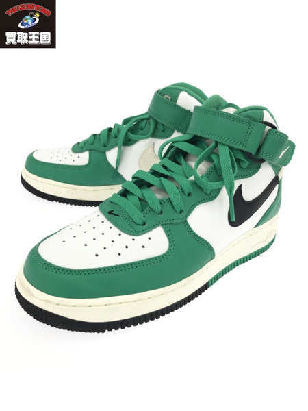 NIKE AIR FORCE 1 MID 07 LV8 ハイカットスニーカー 白緑 26.5cm｜商品 