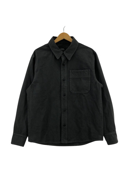 A.P.C. 24SS 24243-1-71181 1Pベビーチノボタンシャツ (S) グレー