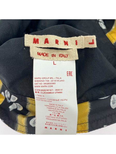 MARNI 22SS DAISY LANE BUCKETHAT フラワープリントバケットハット CLZC0066U0