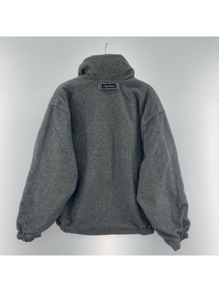 old nautica fleece/nylon 2way jacket