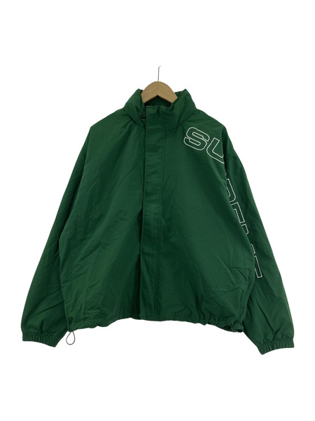 Supreme 24AW Spellout Embroidered Track Jacket M グリーン