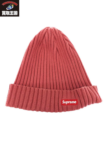 Supreme Overdyed Ribbed Beanie pink
