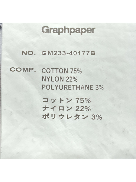 graphpaper/Compact Ponte Chef Pants/シェフパンツ/F/ブラック