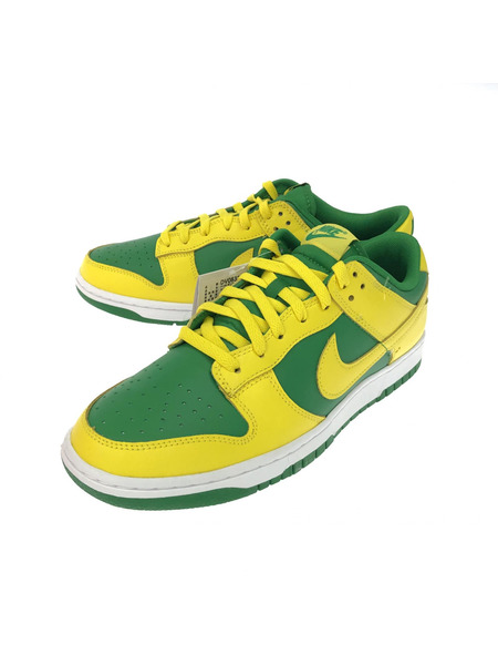 NIKE DV0833-300 DUNK LOW RETRO Reverse Brazil (28) 黄/緑