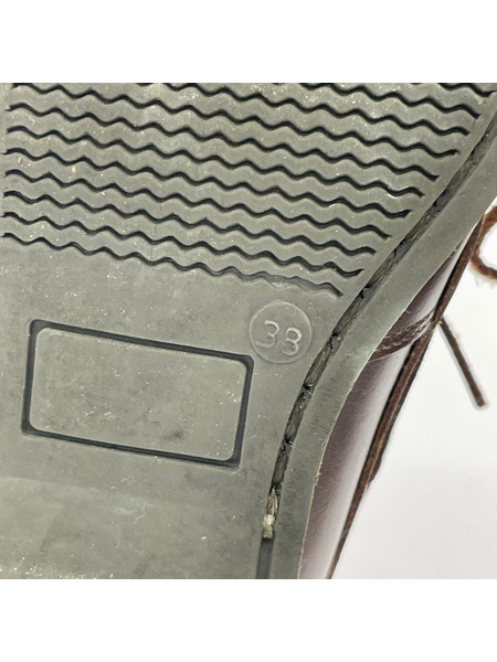 BLUE BLUE シューズ デッキシューズ ブラウン