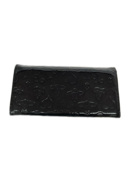 Vivienne Westwood 長財布 エナメル 長財布 ブラック