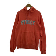 STUSSY ロゴパーカー オレンジ S