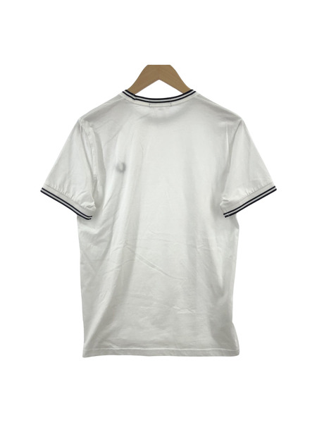 FRED PERRY Twin Tipped SSカットソー 白 (S)
