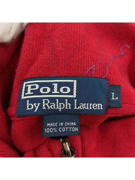 POLO RALPH LAUREN ハーフジップスウェット sizeL[値下]