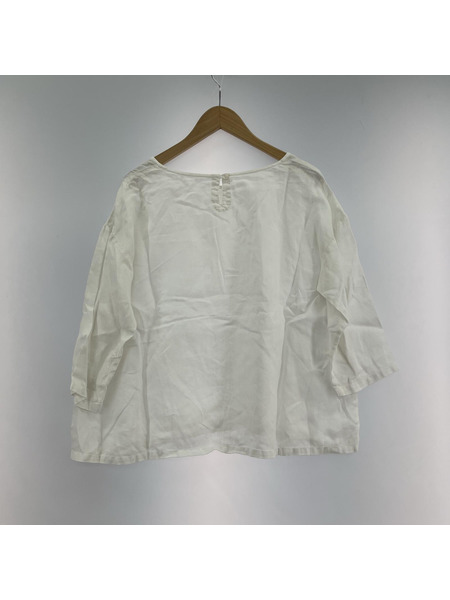nest Robe　リネントップス　ホワイト 01132-1160