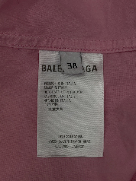 メンズラグ衣料 バックロゴ オーバーサイズ ボタンダウン シャツ　バレンシアガ/Balenciaga