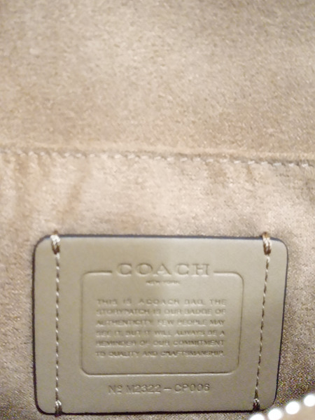 ハンドバッグ COACH エライザ トップハンドル ハンドバッグ