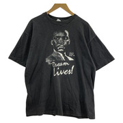 90s USA製 Martin Luther King Jr. シングル hanesボディ(L/G)