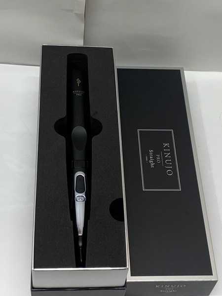 KINUJO PRO　Straight ストレートアイロン KP001 ブラック 開封品 絹女 ヘアアイロン 