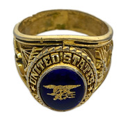 リング・指輪 US.NAVY SEALS カレッジリング