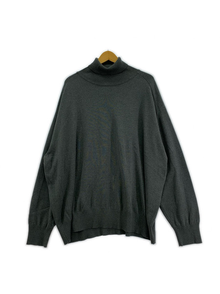 uru タートルネックニット TURTLE NECK KNIT 2 グレー