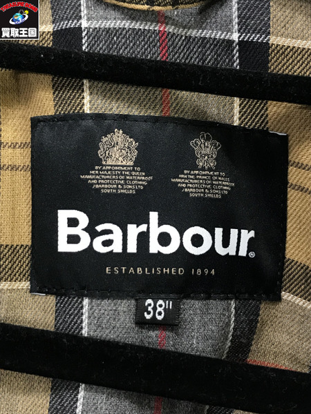 Barbour TRANSPORT WAX GRY 232MWX1678/38/バブアー/グレー/ジャケット