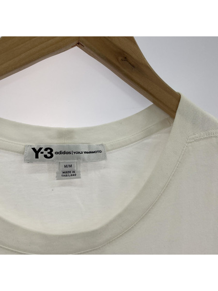 Y-3　Tシャツ　ホワイト　M　CY6970　汚レ有