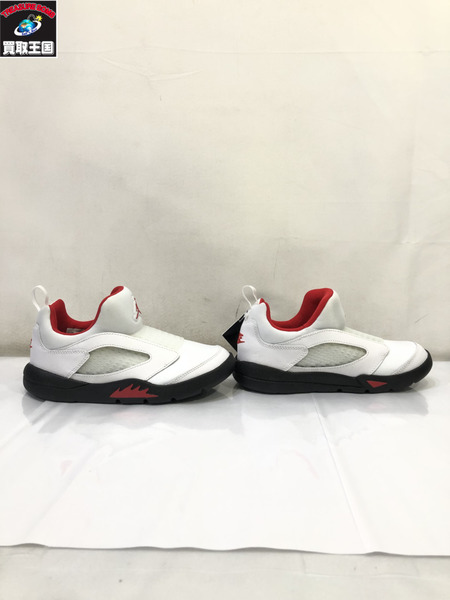 NIKE/Jordan 5 Retro Little Flex White Black University Red/ck1227-100/21.5cm