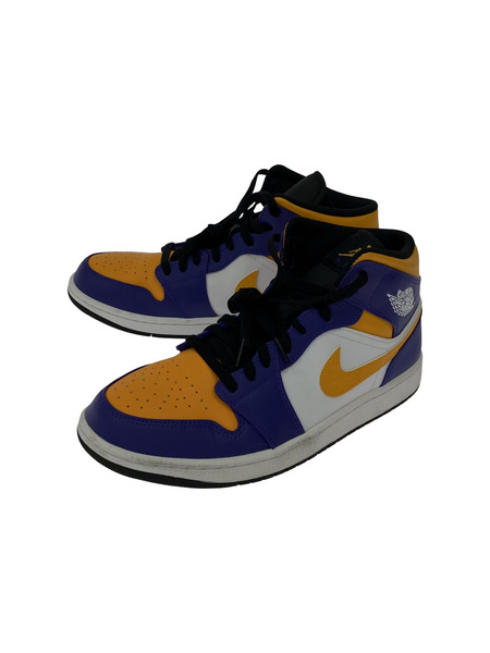 NIKE AIR JORDAN 1 MID LAKERS 28.0[値下]