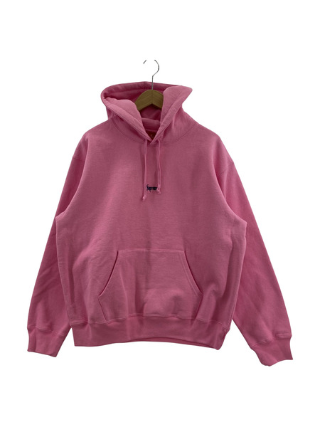 Supreme 24AW Micro Logo Hooded Sweatshirt M ピンク