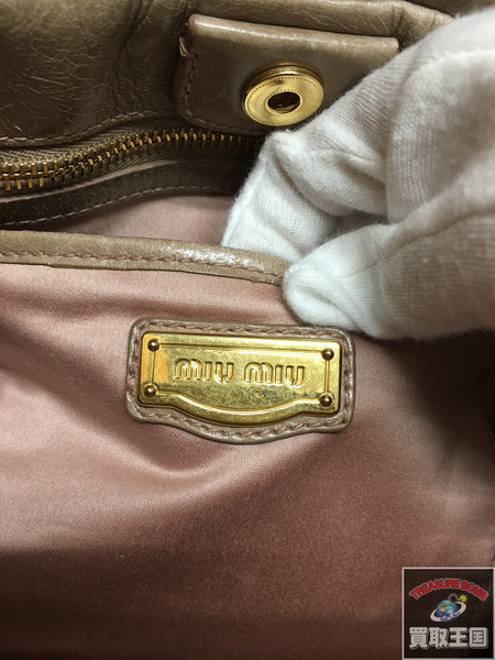 MIUMIU RT0383 ハンドバッグ 2WAYレザーバッグ