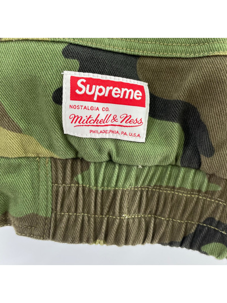 Supreme×Mitchell&Ness Twill Stadium Jacket カモ柄 (L)