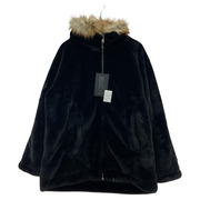 ACANTHUS Faux Fur N-3B フェイクファージャケット XL 黒 JK2404