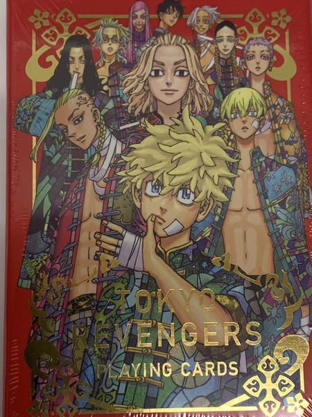 東リベ 新体験展 箔押しトランプ 獅子 未開封 東京リベンジャーズ 新体験展 最後の世界線