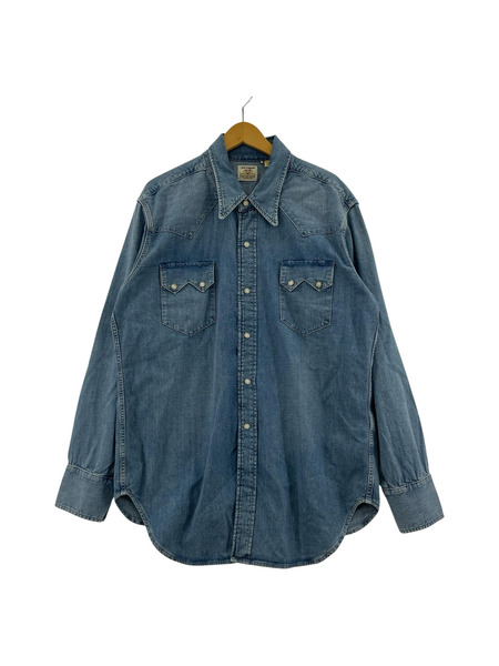 LEVI'S VINTAGE CLOTHING 長袖シャツ 50S復刻 デニムウエスタンシャツ