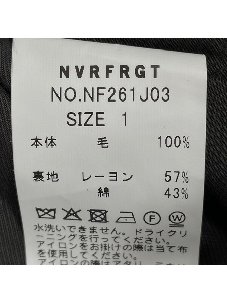 ジャケット 26SS NVRFRGT SHORT ZIP UP JACKET ブラウン 1