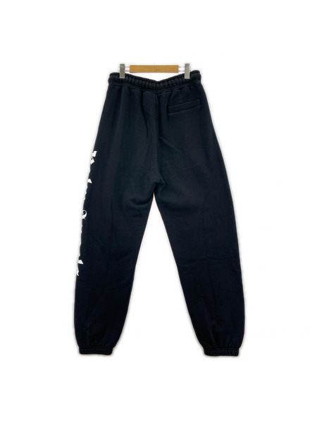PALM ANGELS サイドロゴスウェットパンツ M 黒 PMCH010C99FLE002