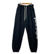 PALM ANGELS サイドロゴスウェットパンツ M 黒 PMCH010C99FLE002