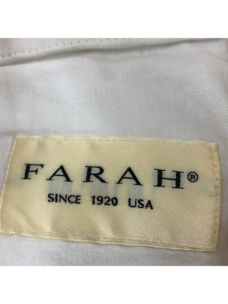 FARAH ワンタック デニムパンツ(32) FR0201-M4009 オフホワイト