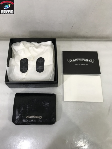CHROME HEARTS コンパクトウォレット JOEYSCRLL　インボイス/箱
