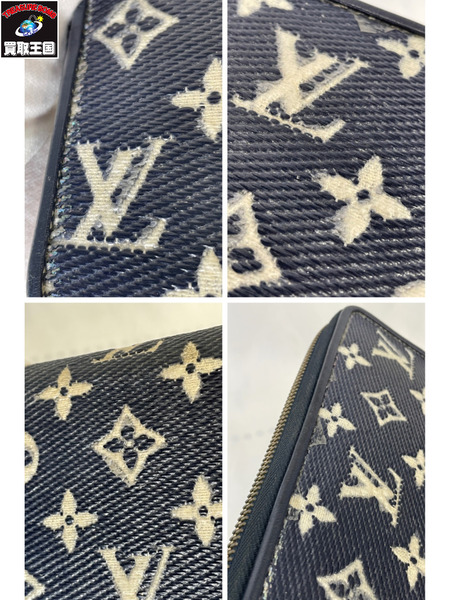 長財布 LV モノグラム ジャガード ジッピーウォレット M82468