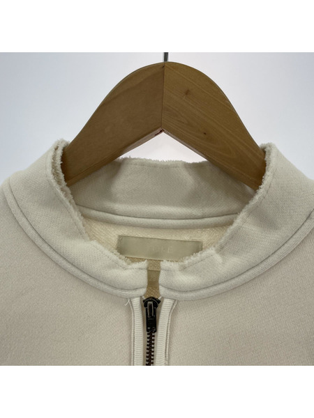 YOKE CUT-OFF HALF ZIP SWEAT SHIRT S/S ハーフジップスウェット size2