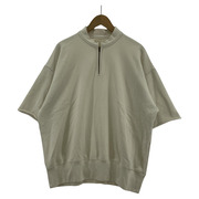 YOKE CUT-OFF HALF ZIP SWEAT SHIRT S/S ハーフジップスウェット size2