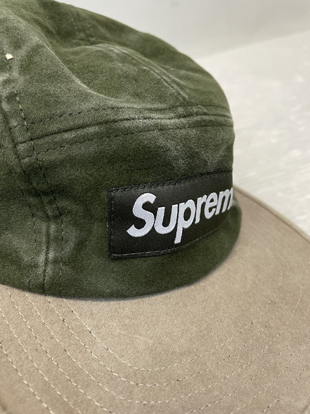 Supreme 25AW 2-Tone Moleskin Camp Cap 