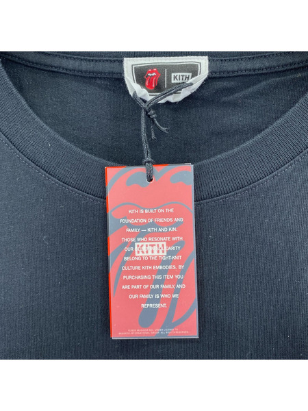 KITH×The Rolling Stones 25AW Monogram Tongue Tee Black XXL