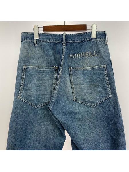 OLD・VINTAGE デニム・ジーンズ 40s US.NAVY デニムトラウザーズ W31