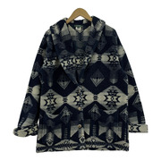 LAUREN RALPH LAUREN 90s ネイティブフリースカーディガン コンチョボタン M[値下]