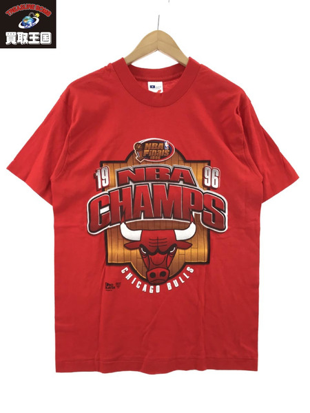 NBA USA製 96年 BULLS ChampionプリントTシャツ M