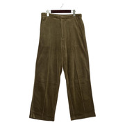 AURALEE ORGANIC COTTON VELOUR PANTS 4 ベージュ