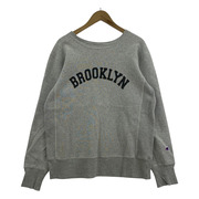 Champion 単色タグ復刻 BROOKLYN リバースウィーブ スウェット(L) グレー